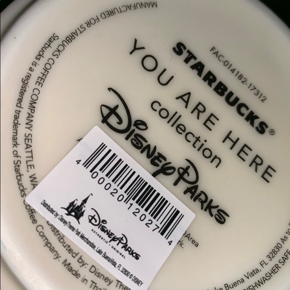 New Starbucks Disney World Magic Kingdom You Are Here Mug Ornament Set - Picture 5 of 5
